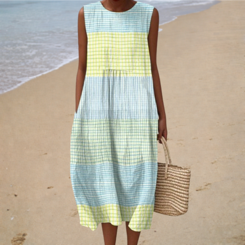 Sleeveless Summer Dress, Comfortable Fit — Style 11