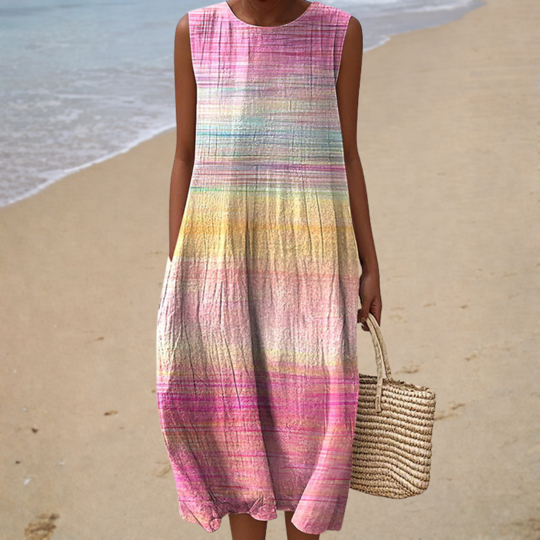 Sleeveless Summer Dress, Comfortable Fit — Style 7
