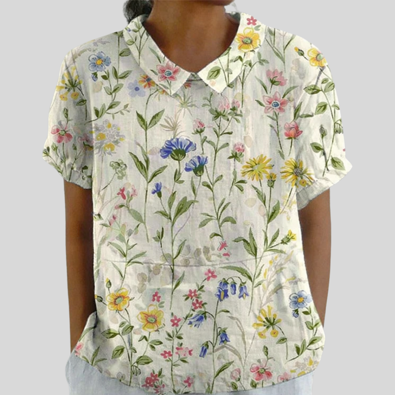 Floral Top, Effortless Comfort — Style 9