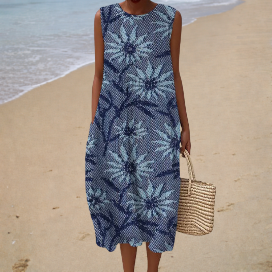Sleeveless Summer Dress, Comfortable Fit — Style 2