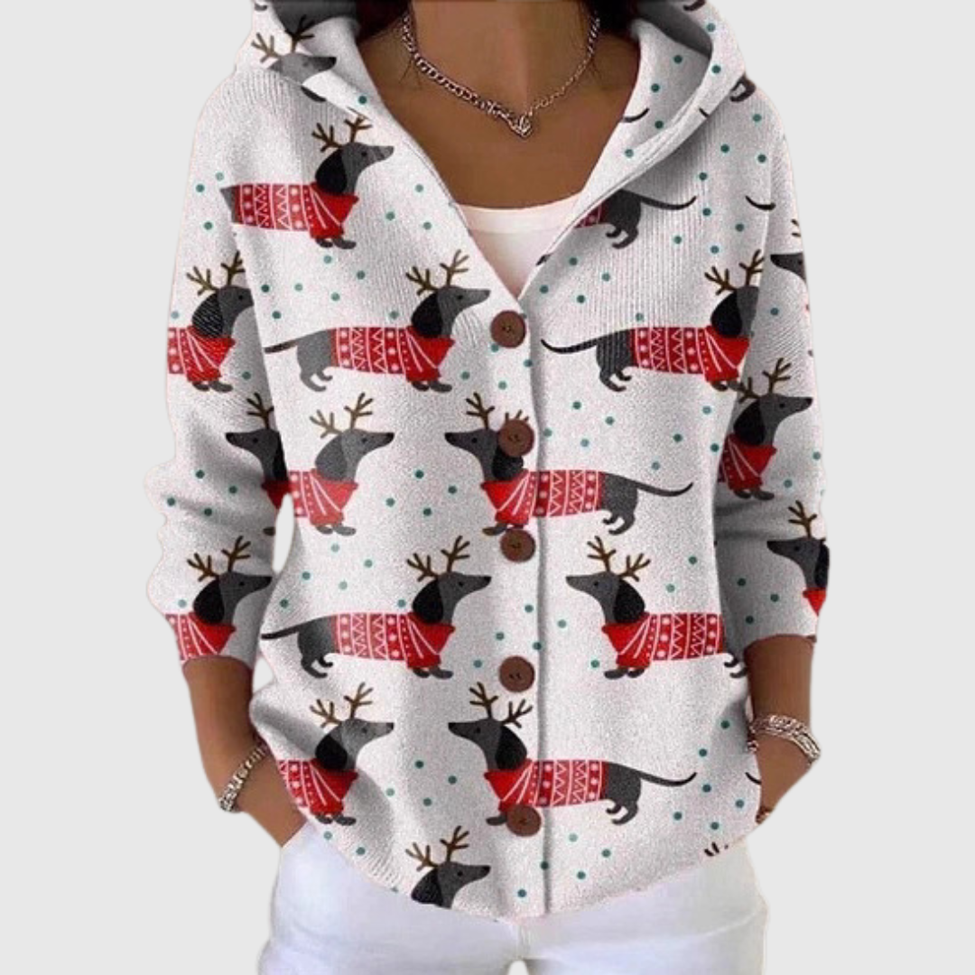 Comfort Hooded Knit Cardigan — Style 3