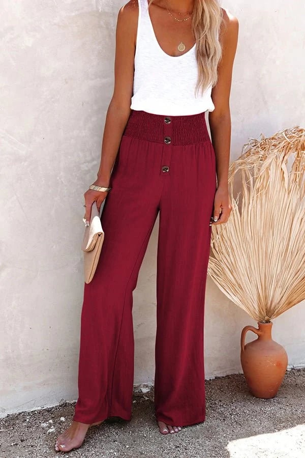 Riana | High-Waisted Relaxed Trousers