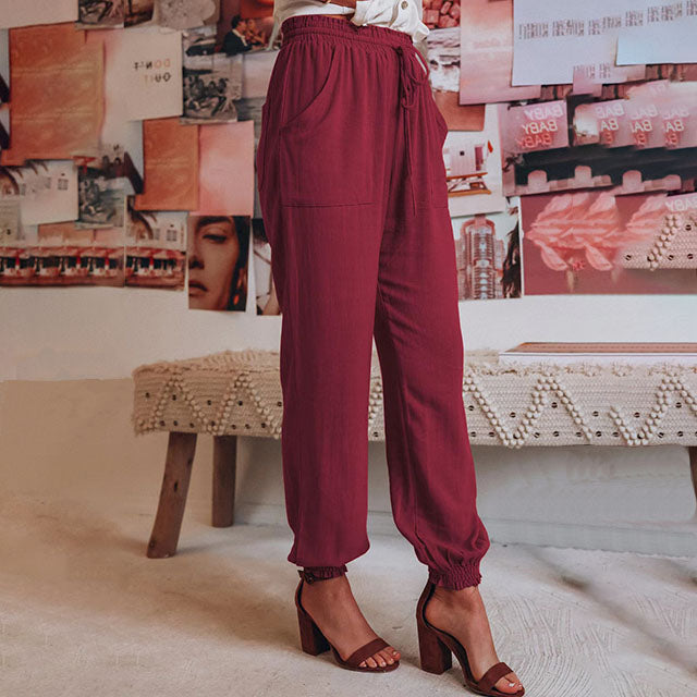Kaeli | Elegant Drawstring Joggers