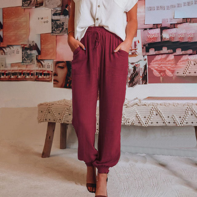 Kaeli | Elegant Drawstring Joggers