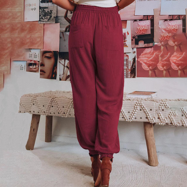 Kaeli | Elegant Drawstring Joggers
