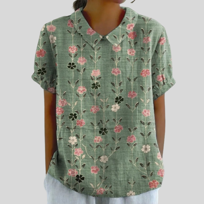 Floral Top, Effortless Comfort — Style 19