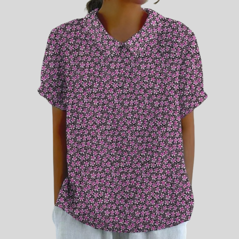 Floral Top, Effortless Comfort — Style 25