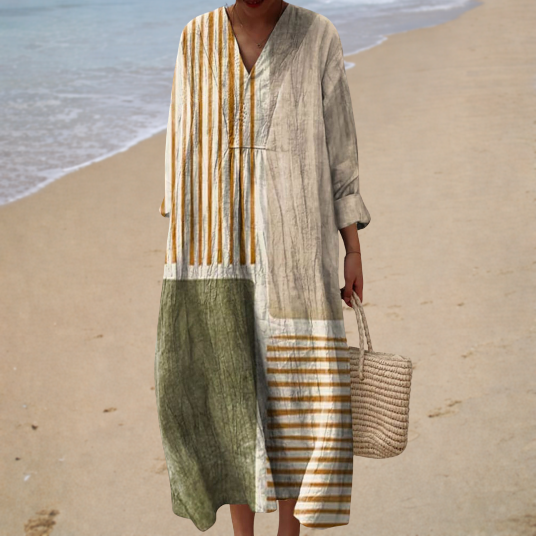 Flowy Printed Summer Dress — Style 7