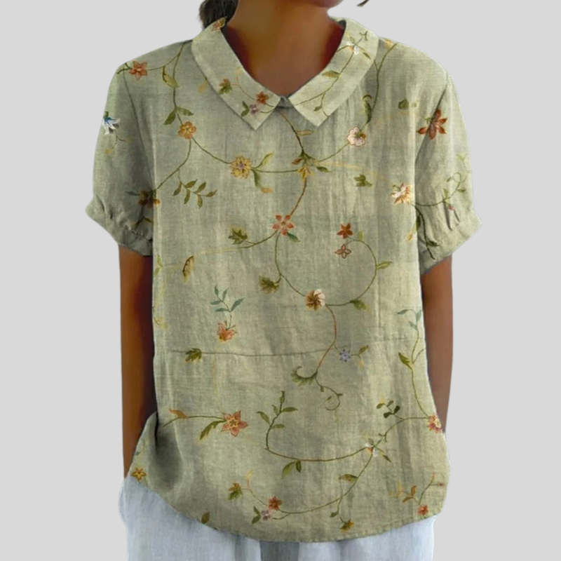 Floral Top, Effortless Comfort — Style 44
