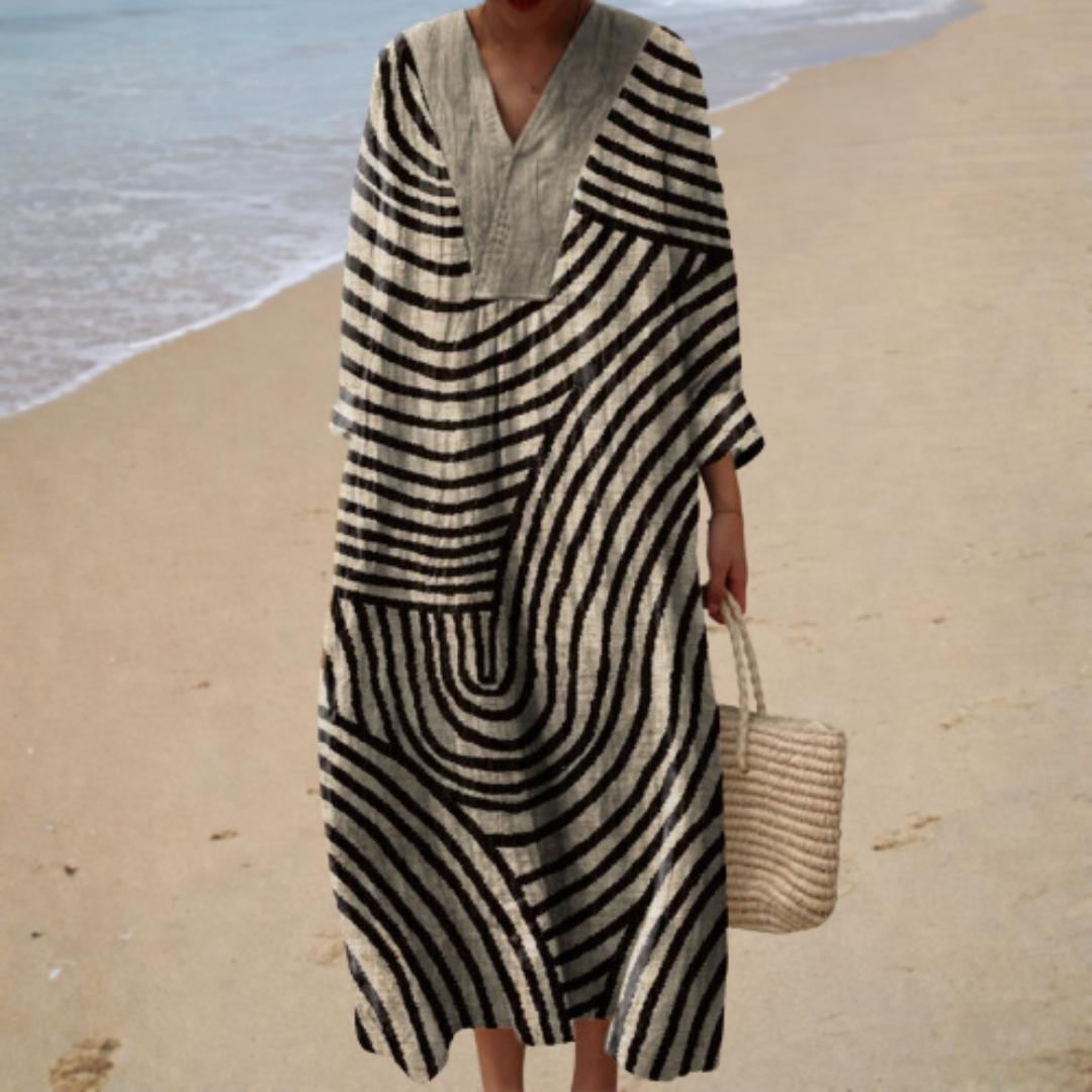 Flowy Printed Summer Dress — Style 6
