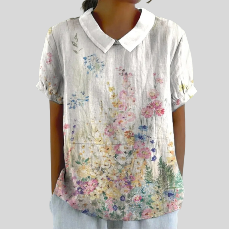 Floral Top, Effortless Comfort — Style 10