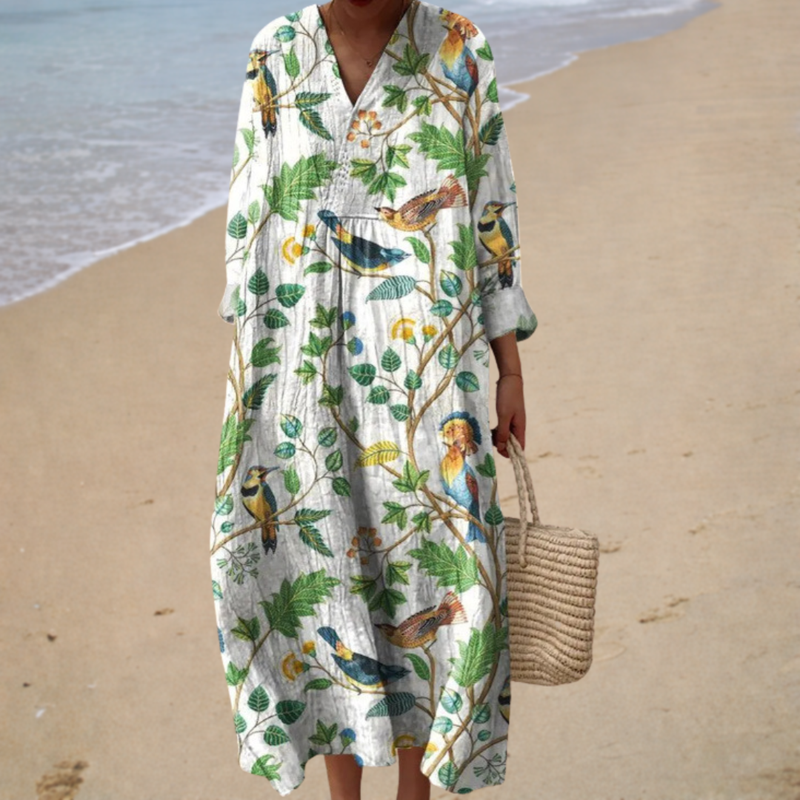 Flowing Printed Summer Dress — Style 2