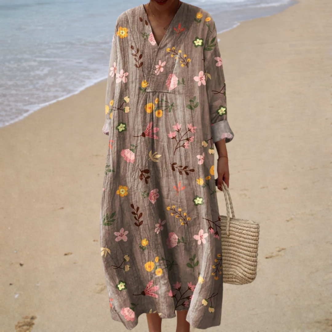 Flowy Printed Summer Dress — Style 4
