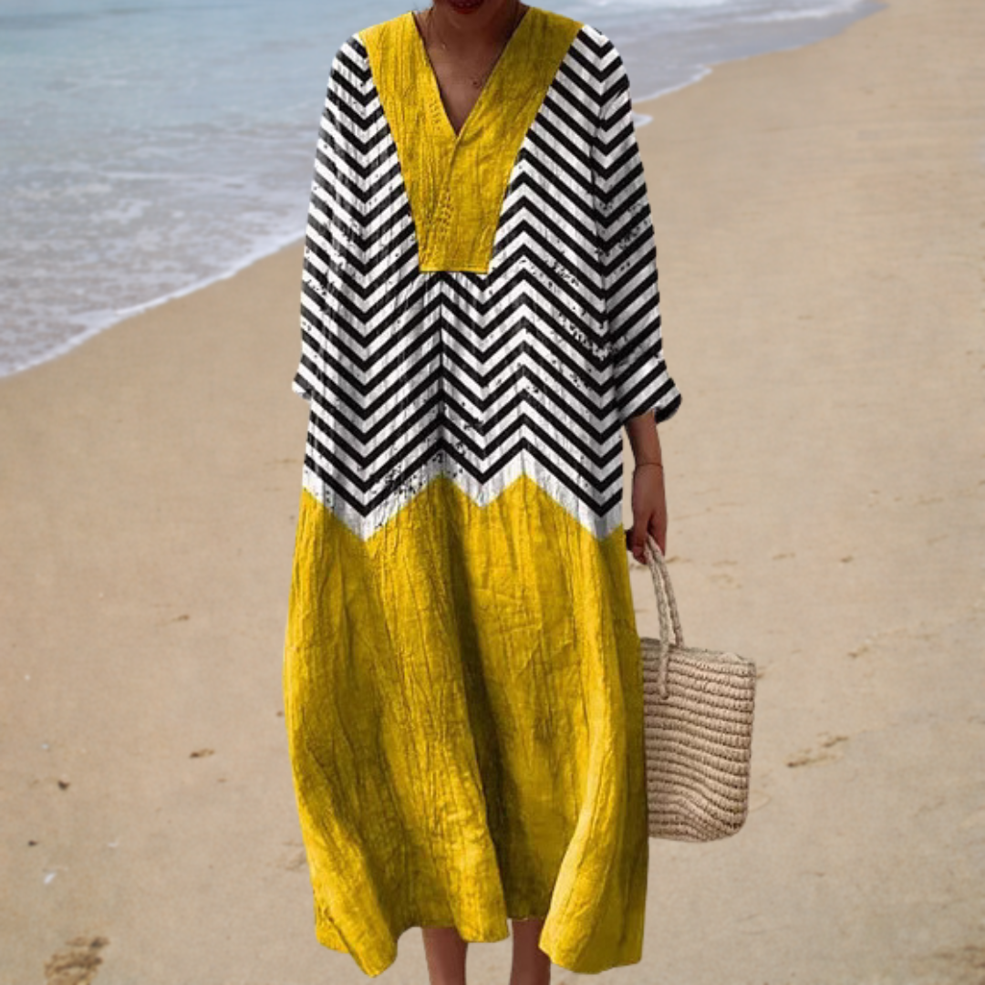 Flowy Patterned Summer Dress — Style 6