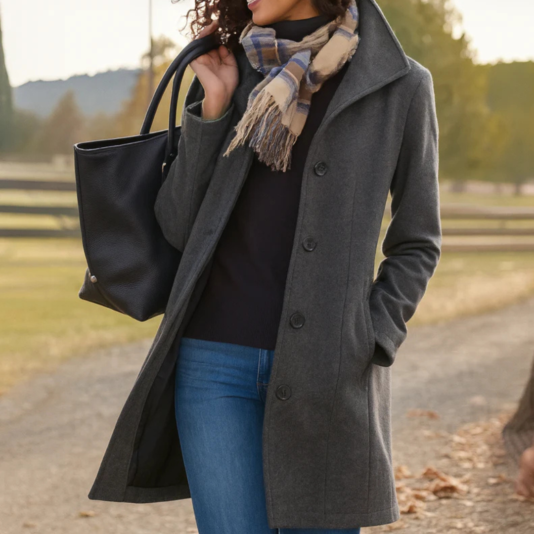 Aurora Single-Button Coat