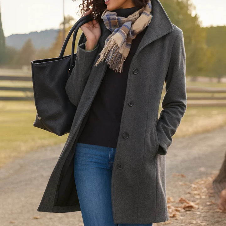 Aurora Single-Button Coat
