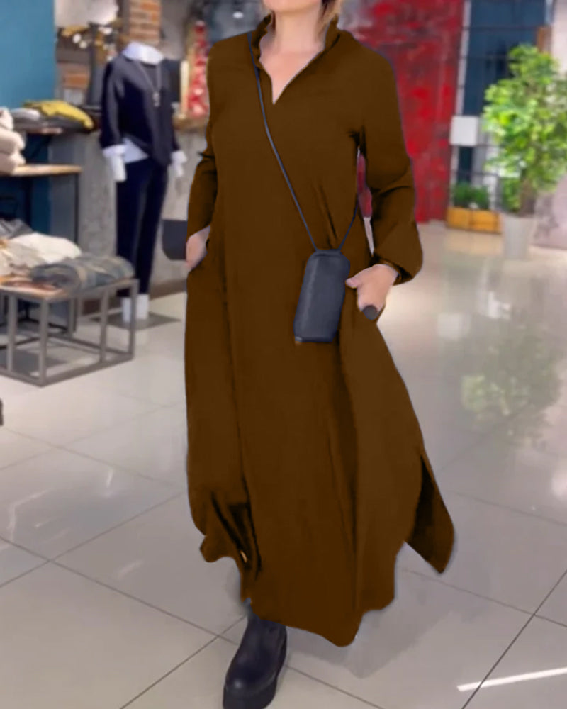 Sylvie | Wide-Cut Maxi Dress