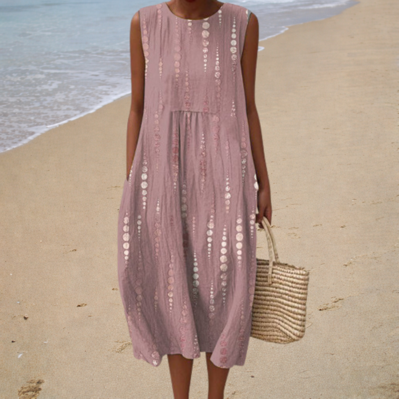 Sleeveless Summer Dress, Comfortable Fit — Style 8