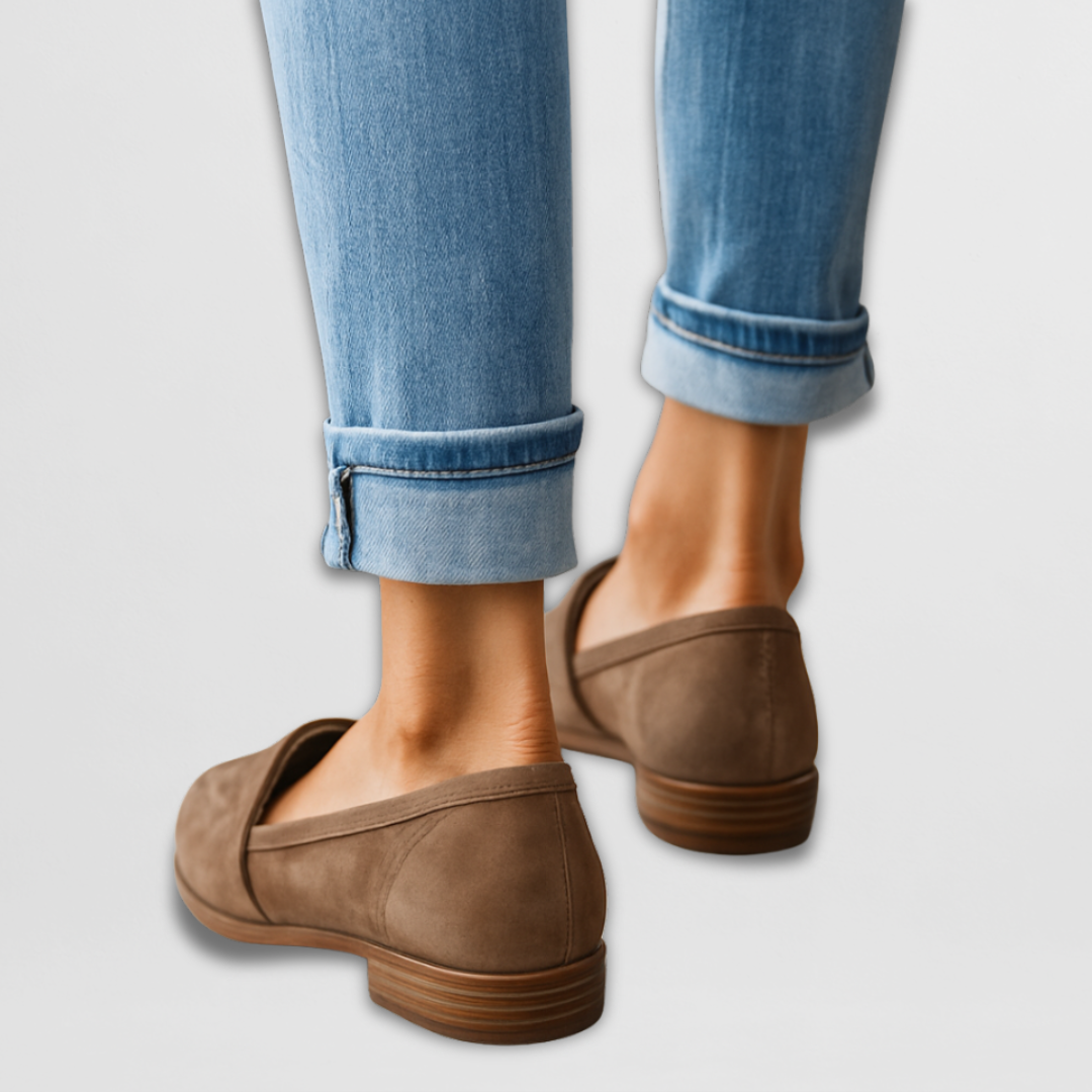 Nadia | Suede-Look Moccasins