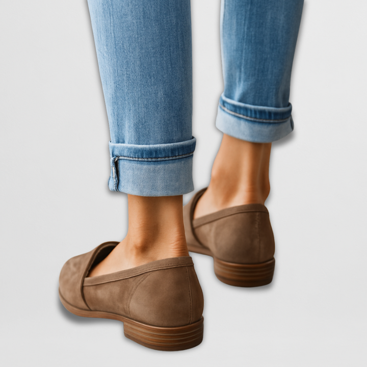 Nadia | Suede-Look Moccasins