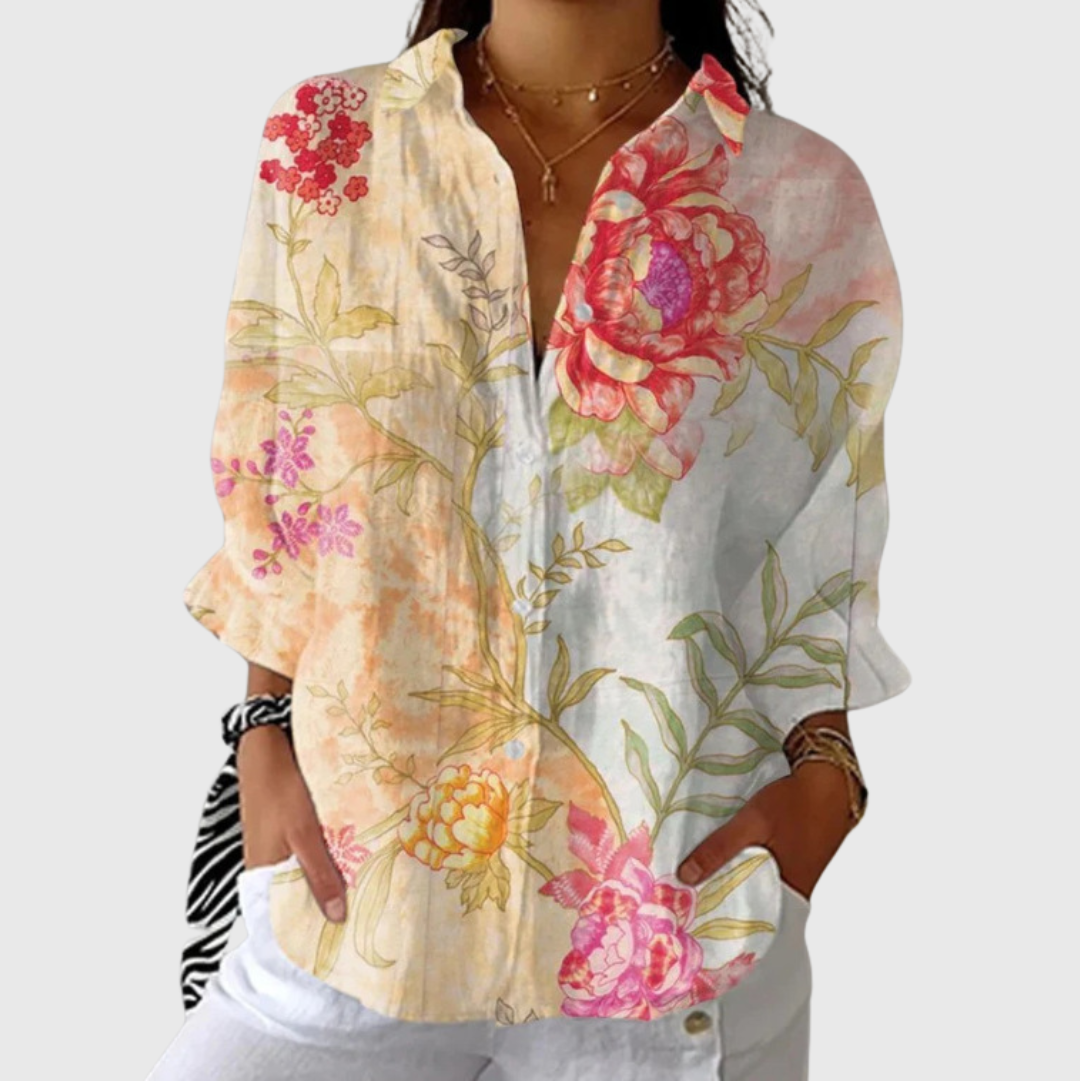 Colourful Printed Lightweight Blouse — Style 6