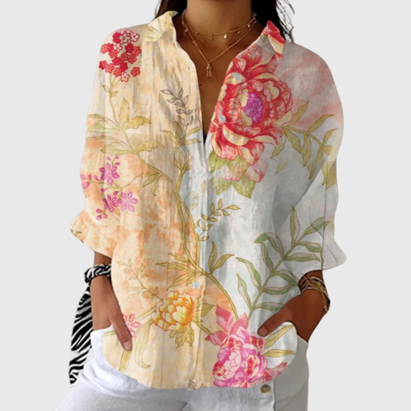 Colourful Printed Lightweight Blouse — Style 6