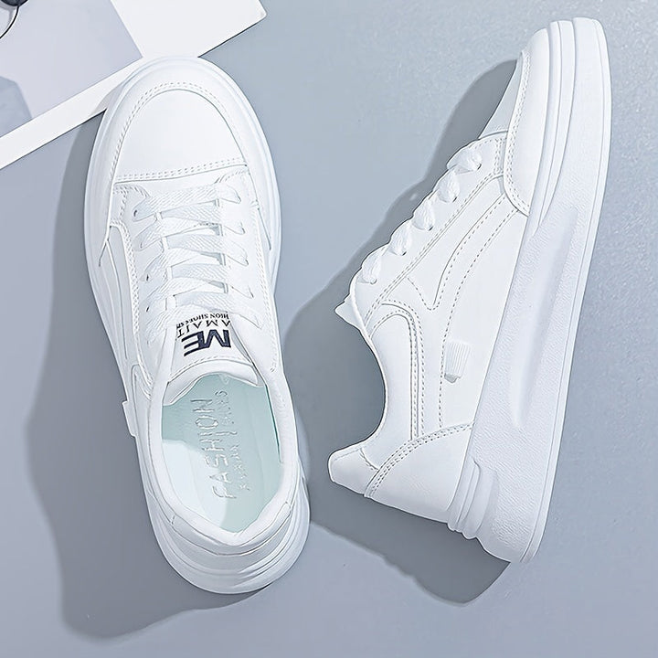 Chic White Comfort Sneakers