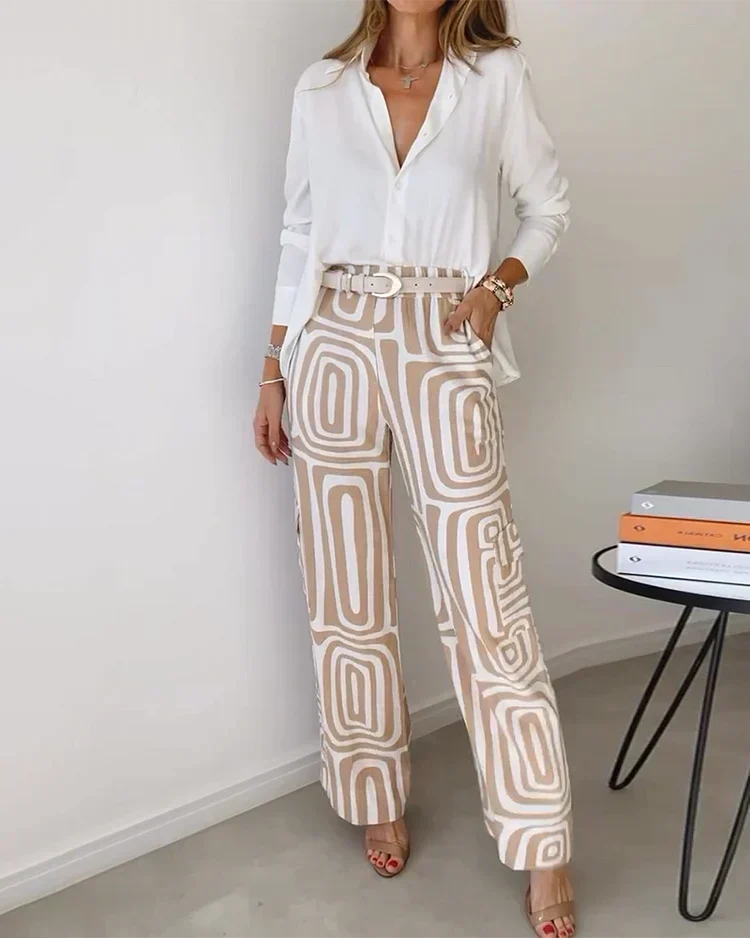 Lysa | Comfortable & Elegant Ensemble (Free Belt)