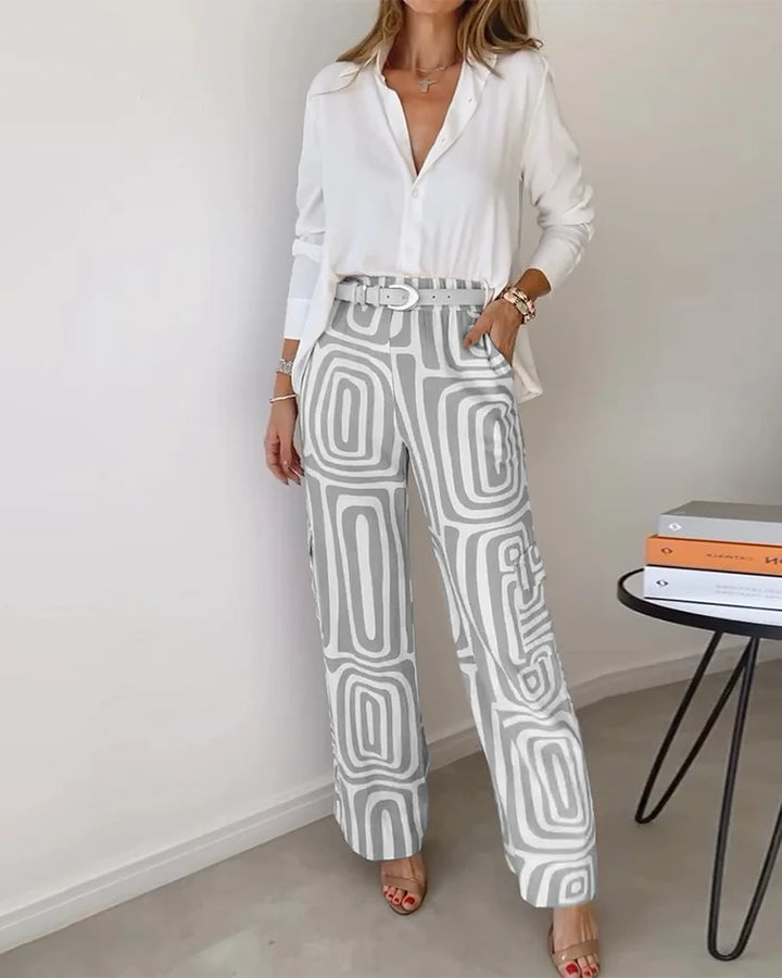 Lysa | Comfortable & Elegant Ensemble (Free Belt)