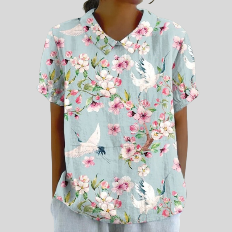Floral Top, Effortless Comfort — Style 6