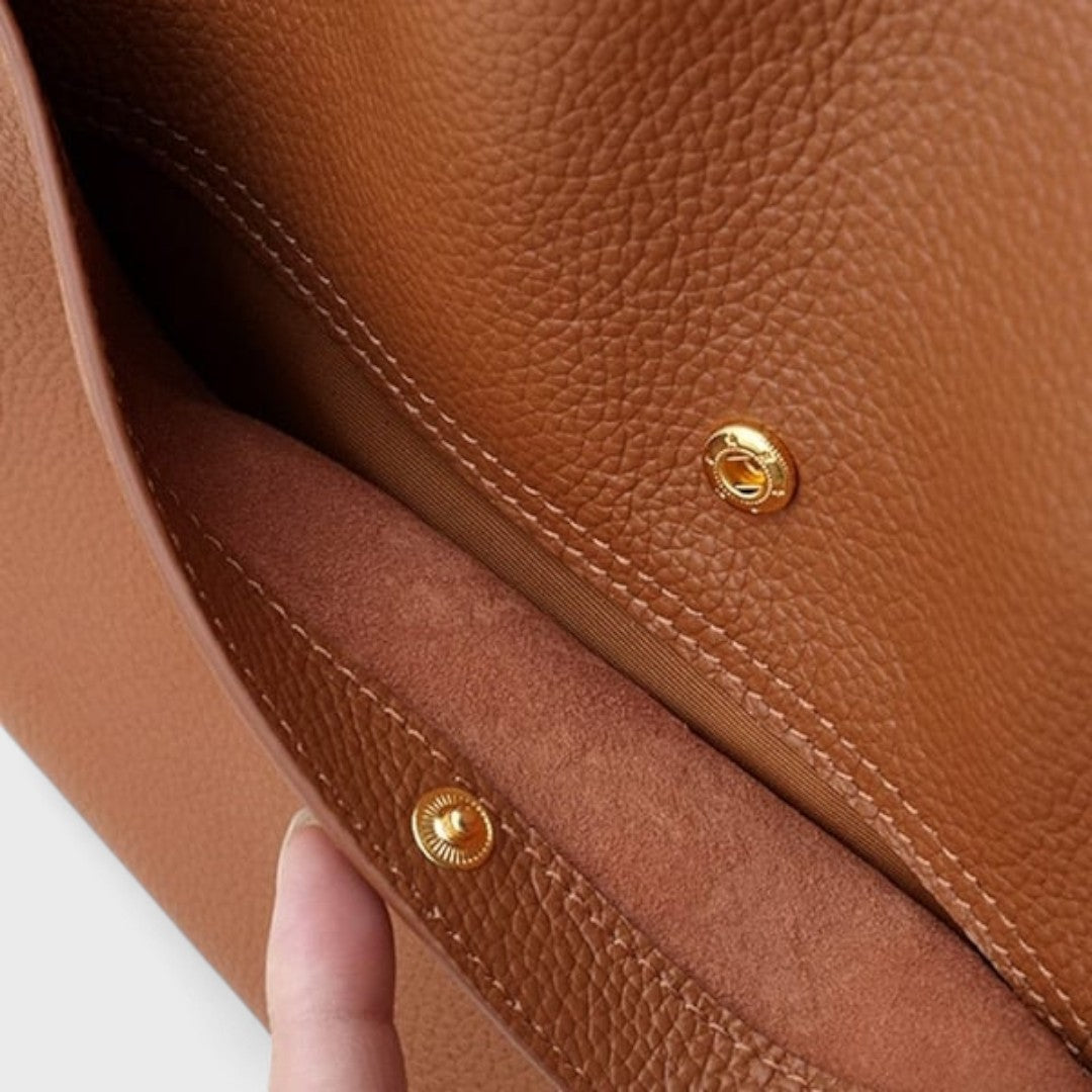 Elena | Elegant Leather Shoulder Bag
