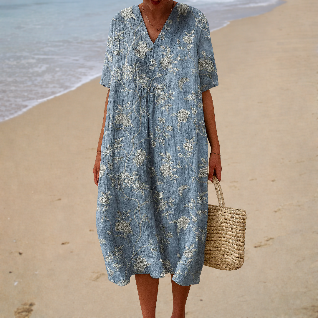Flowy Summer Print Dress — Style 2