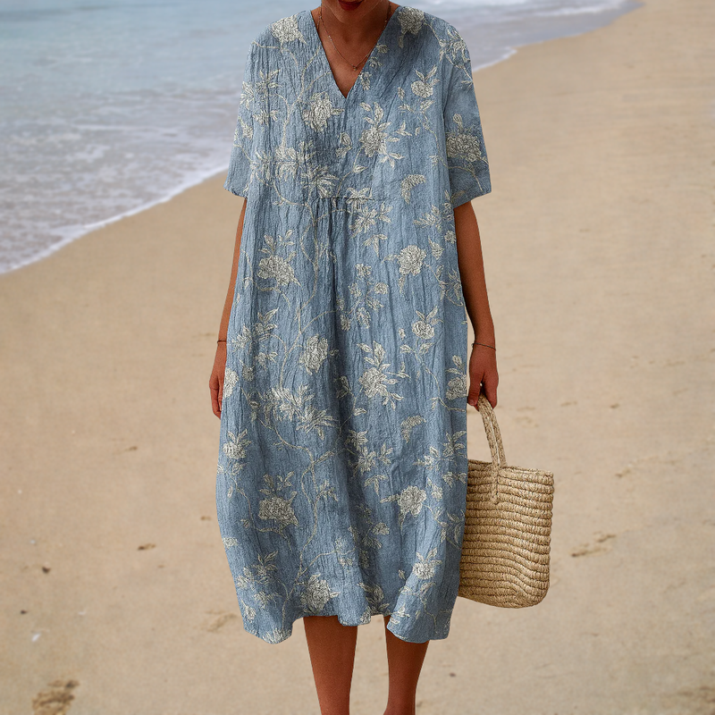 Flowy Summer Print Dress — Style 2
