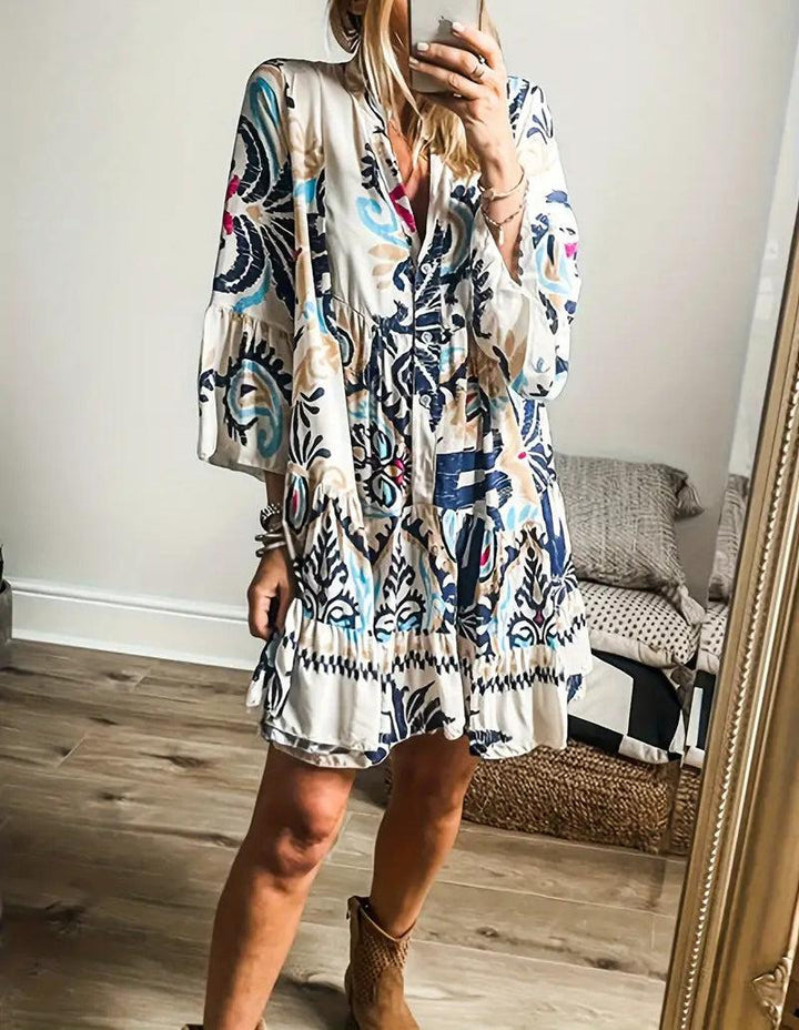 Véronique | Bohemian Tunic Dress