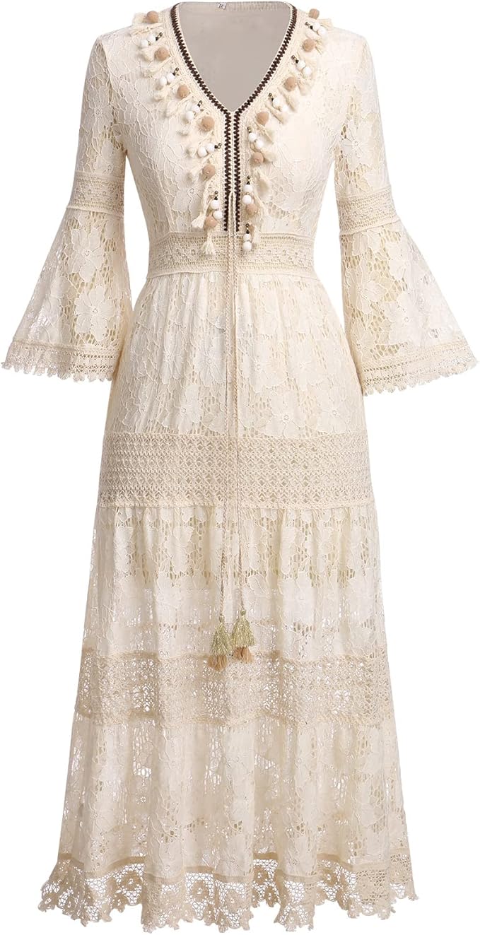 Amary | Boho Lace Dress
