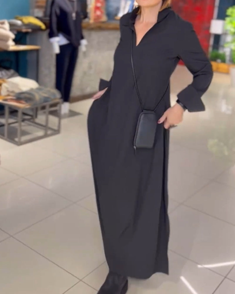 Sylvie | Wide-Cut Maxi Dress