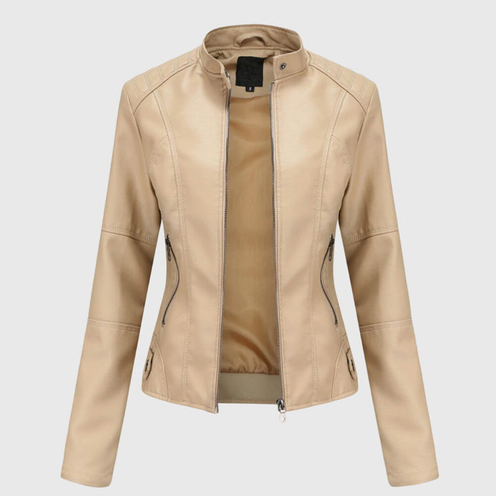 Giorgina | Elegant Leather Jacket for Women