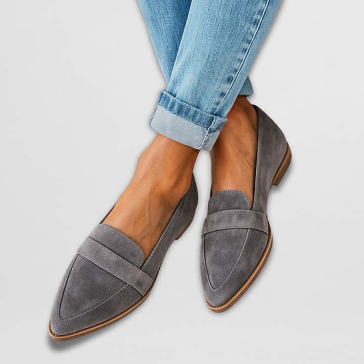 Nadia | Suede-Look Moccasins