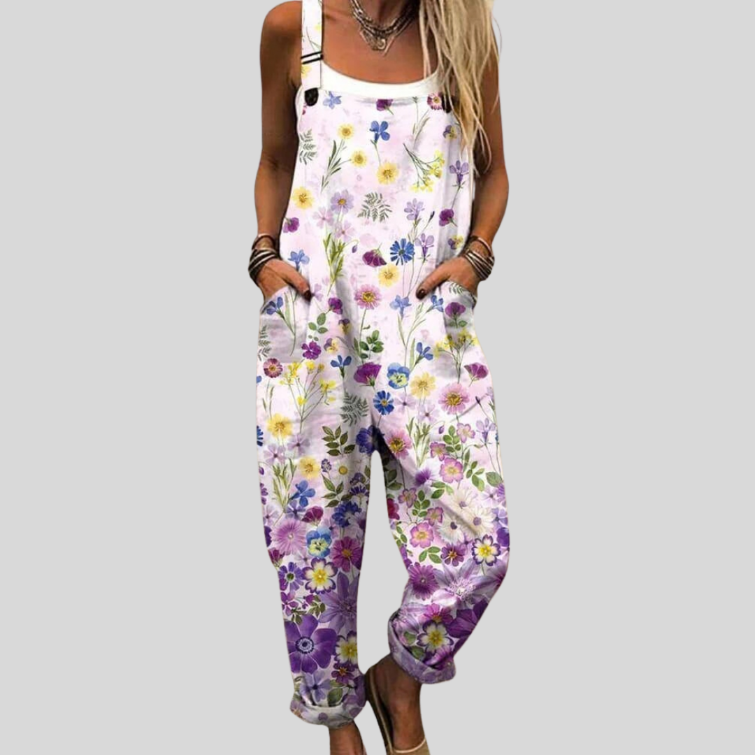 Wildflower Dungarees | Lilac