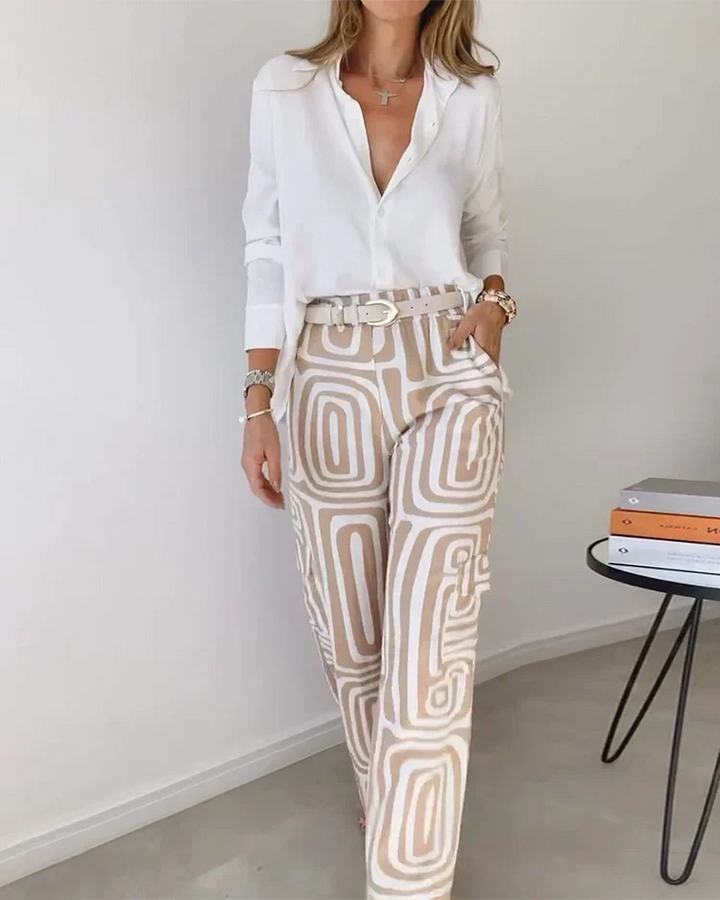 Lysa | Comfortable & Elegant Ensemble (Free Belt)