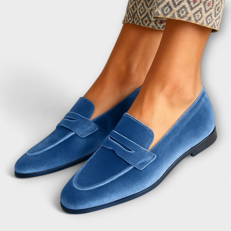 Louise | Soft Velvet Moccasins