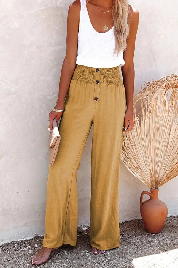 Riana | High-Waisted Relaxed Trousers
