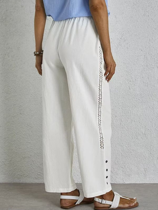 Shania | Relaxed Button Trousers