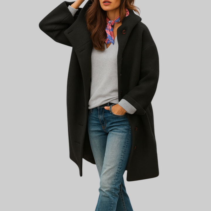 Freja | Mid-Length Comfortable Everyday Coat