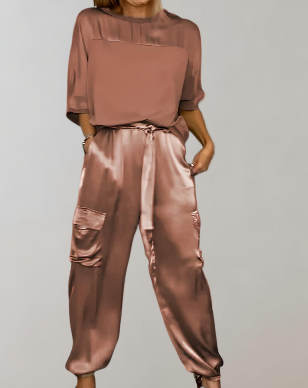 Finley | Silky Cargo Lounge Set