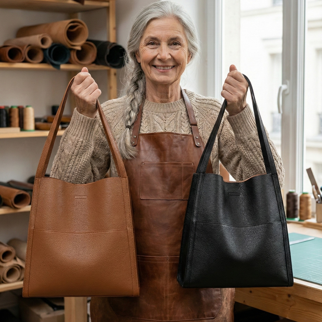 Elena | Elegant Leather Shoulder Bag