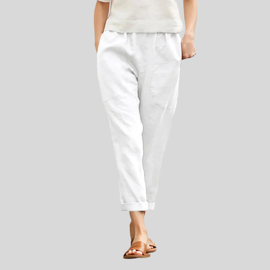 Kriza | Wide-Leg Trousers with Pockets