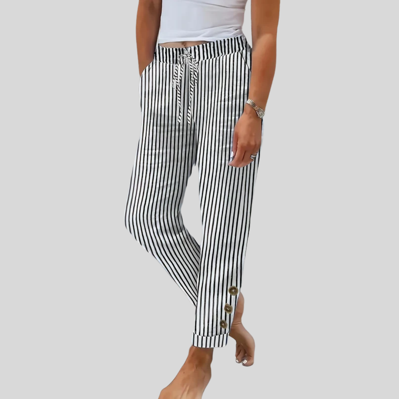Raquelle | Casual Striped Trousers