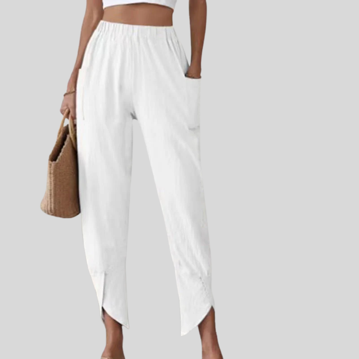 Essari | Slit-Hem Trousers