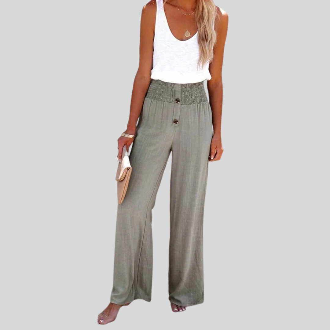 Riana | High-Waisted Relaxed Trousers